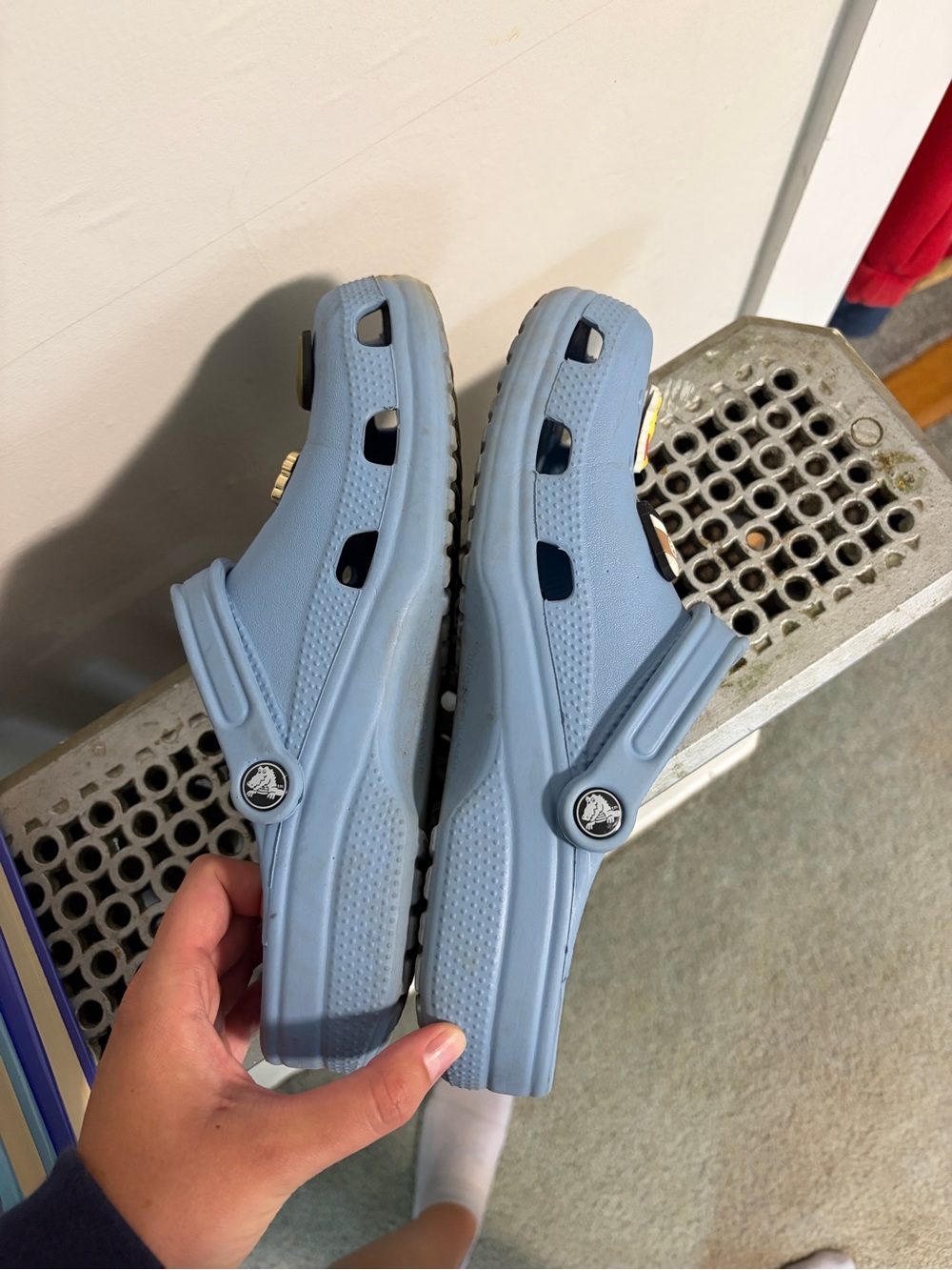 Powder Blue Crocs - Picture 6 of 6